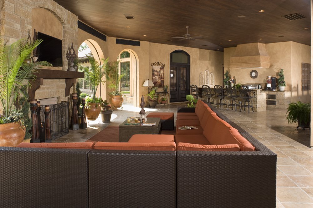 Wisenbaker outdoor living area
