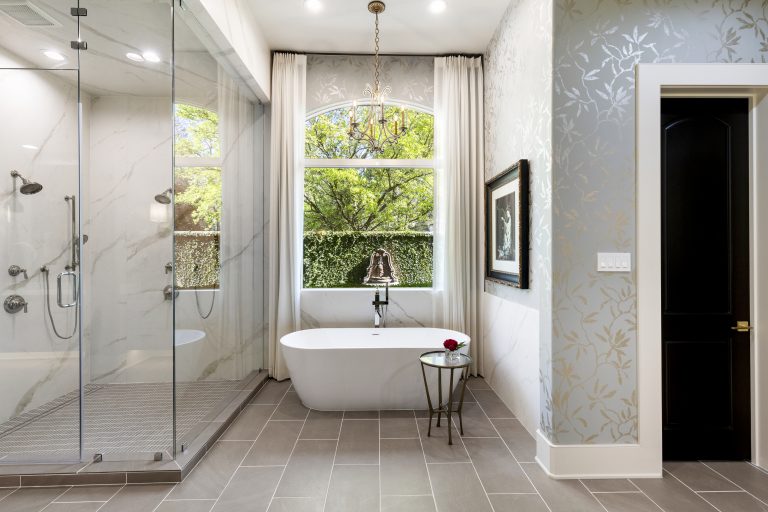 Free Standing Tub and Shower